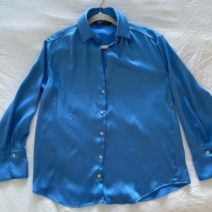 Zara Satin Shirt Blouse